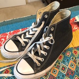 Women’s Black High-Top Converse
